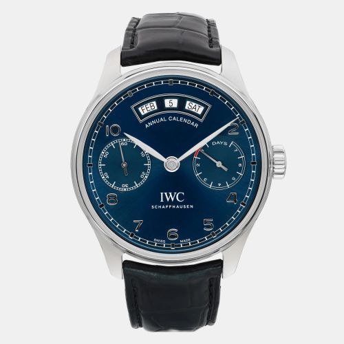 Stainless Steel Portuguese IW503502 Automatic Men's Wristwatch 44 mm - IWC - Modalova