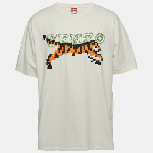 Off Pixel Embroidered Jersey T-Shirt XXL - Kenzo - Modalova