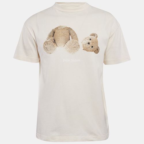 Bear Print Cotton Oversized T-Shirt M - Palm Angels - Modalova