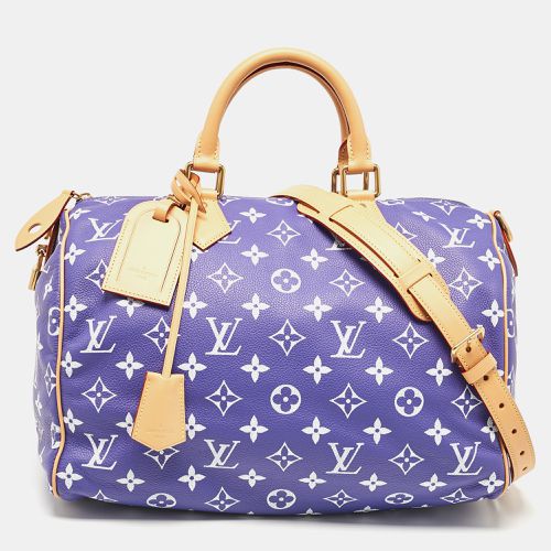 Amethyst Monogram Leather Speedy P9 Bandouliere 40 Bag - Louis Vuitton - Modalova