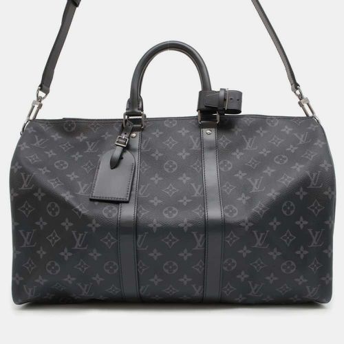 Noir Monogram Keepall Bandouliere Eclipse Size 45 - Louis Vuitton - Modalova