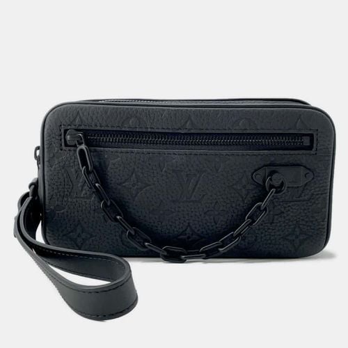 Noir Monogram Empreinte Leather Pochette Volga - Louis Vuitton - Modalova