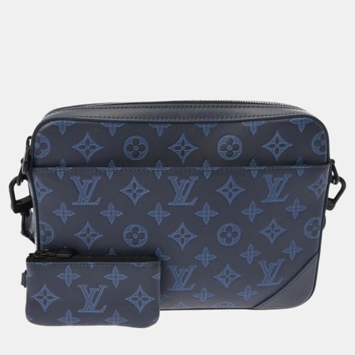 Gray Leather Monogram Shadow Duo Shoulder Bag - Louis Vuitton - Modalova