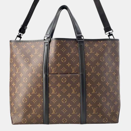 Monogram Macassar Canvas Weekend tote bag Size GM - Louis Vuitton - Modalova