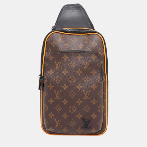 Noir Monogram Macassar Canvas Avenue Sling Bag - Louis Vuitton - Modalova