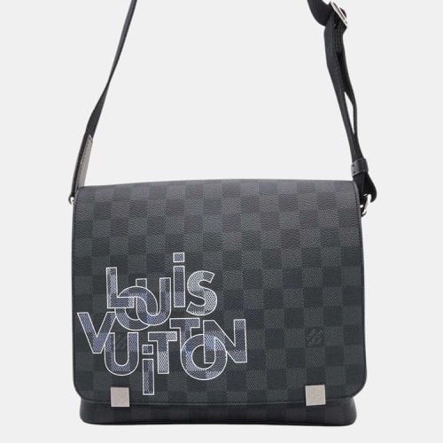 Noir Damier Graphite District Bag Size Pm - Louis Vuitton - Modalova