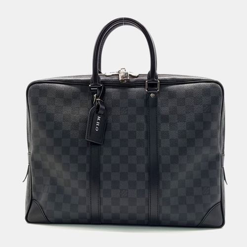 Coated Canvas Graphite Forte Document Voyage GM bag - Louis Vuitton - Modalova