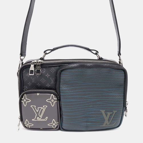 Noir Monogram Eclipse Leather Messenger Bag - Louis Vuitton - Modalova