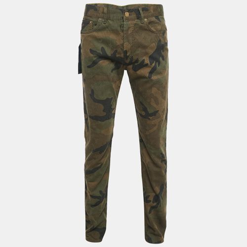 X Supreme Camouflage Monogram Jacquard Regular Fit Jeans M - Louis Vuitton - Modalova