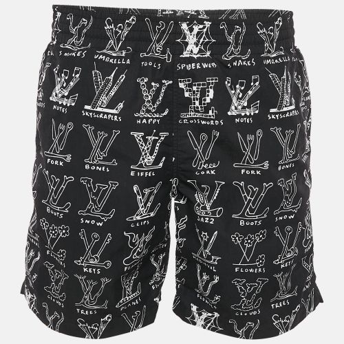 LV Print Nylon Swim Shorts M - Louis Vuitton - Modalova