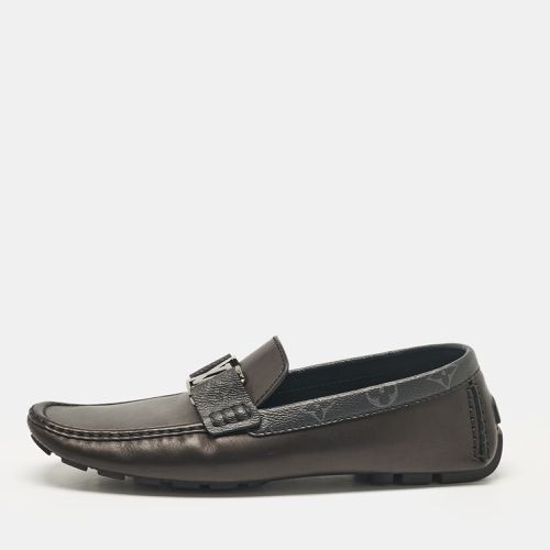 Leather and Monogram Eclipse Monte Carlo Loafers Size 42.5 - Louis Vuitton - Modalova