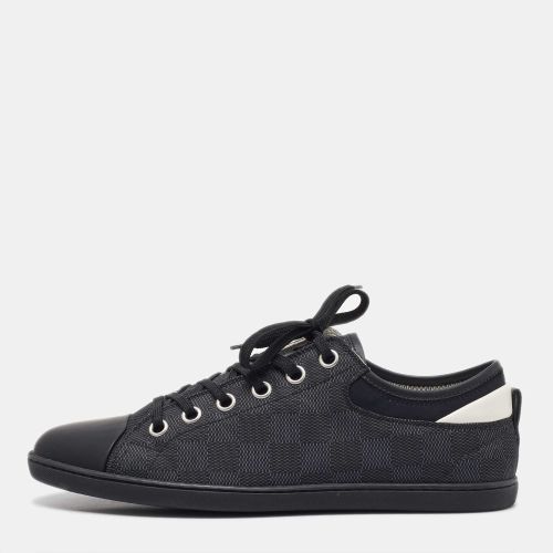 Damier Graphite Fabric and Leather Low Top Sneakers Size 40.5 - Louis Vuitton - Modalova