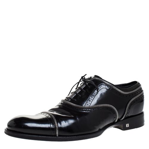 Patent Leather Lace Up Oxfords Size 41.5 - Louis Vuitton - Modalova