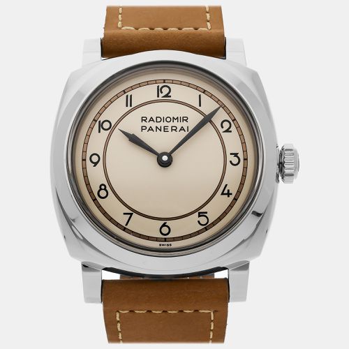 Stainless Steel Radiomir PAM00791 Manual Winding Men's Wristwatch 47 mm - Panerai - Modalova