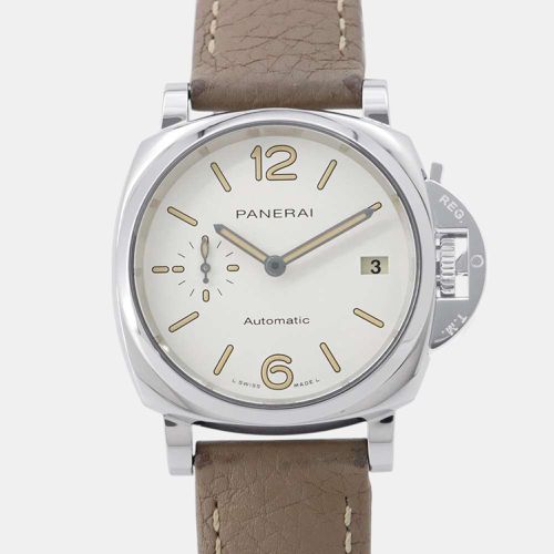 Stainless Steel Luminor Due PAM01043 Automatic Men's Wristwatch 38 mm - Panerai - Modalova