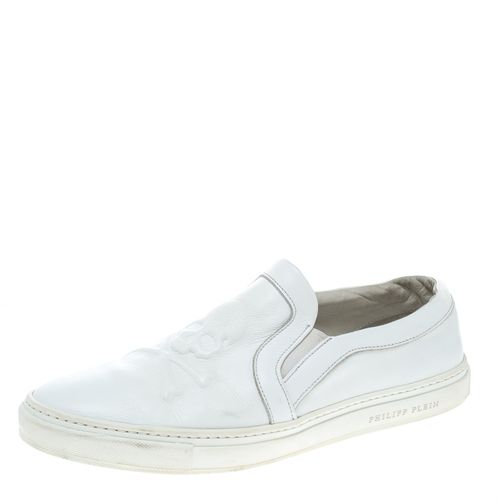 Leather Slip On Sneakers Size 44 - Philipp Plein - Modalova