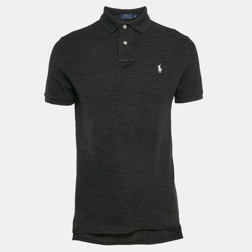 Charcoal Cotton Slim Fit Polo T-Shirt M - Polo Ralph Lauren - Modalova