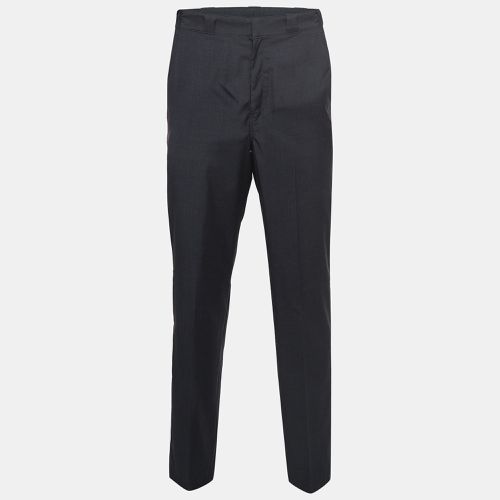 Charcoal Wool Trousers XS - Prada - Modalova