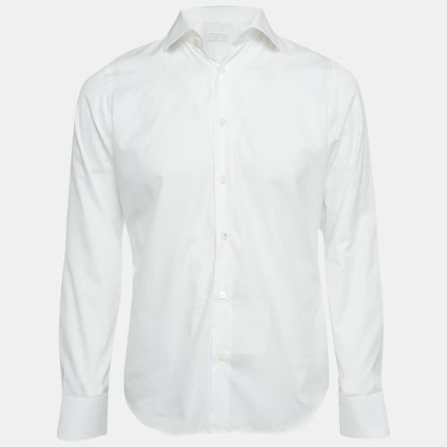 Prada White Cotton Formal Shirt M - Prada - Modalova