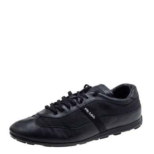 Leather And Nylon Low Top Sneakers Size 44 - Prada Sport - Modalova