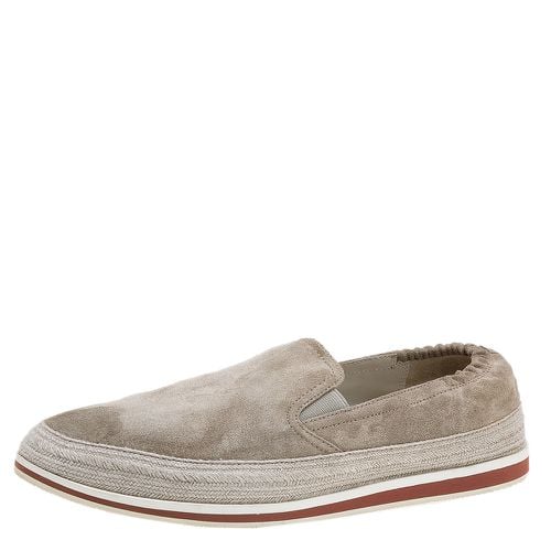 Suede Espadrille Slip On Sneakers Size 42 - Prada Sport - Modalova