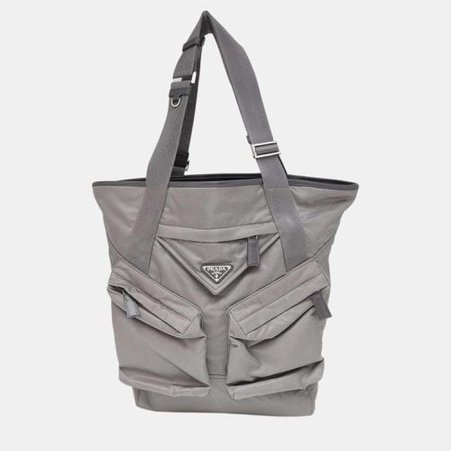 Prada Gray Nylon Tote Bag - Prada - Modalova