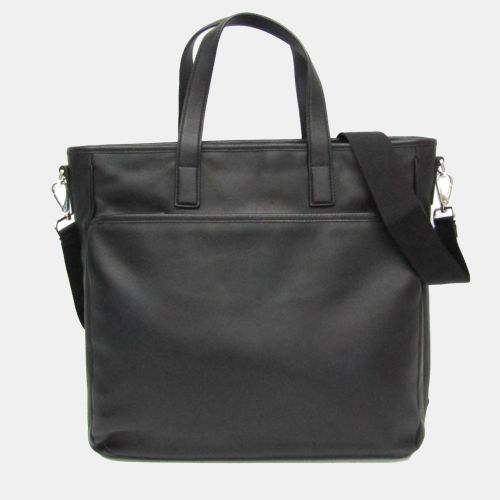 Prada Leather Shoulder Bag Black - Prada - Modalova