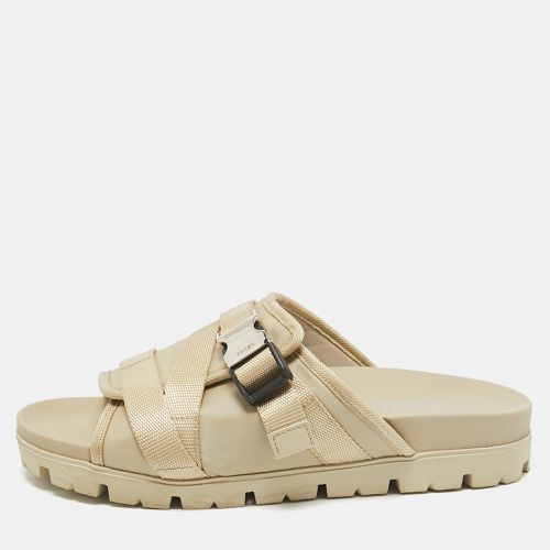 Canvas Neoprene Flat Sandals Size 43 - Prada - Modalova