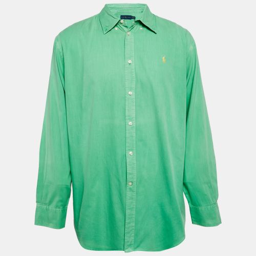 Cotton Button Front Full Sleeve Shirt XL - Ralph Lauren - Modalova