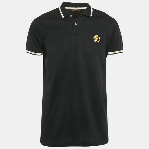 Cotton Pique Polo T-Shirt L - Roberto Cavalli - Modalova