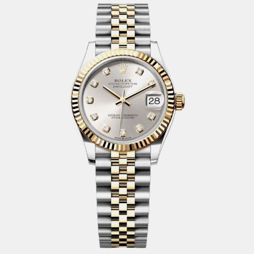 K Yellow Gold & Stainless Steel 31 automatic Datejust 278273 - Rolex - Modalova