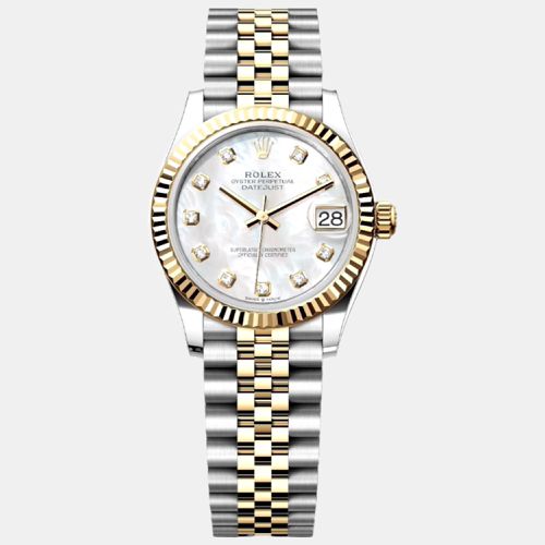 K Yellow Gold & Stainless Steel 31 automatic Datejust 278273 - Rolex - Modalova