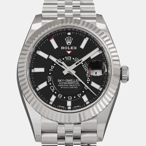 K White Gold and Stainless Steel automatic Sky-Dweller 336934 42 mm - Rolex - Modalova