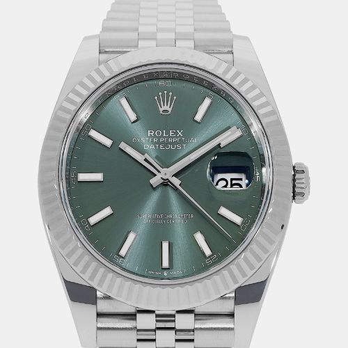 K White Gold and Stainless Steel automatic Datejust 126334 41 mm - Rolex - Modalova