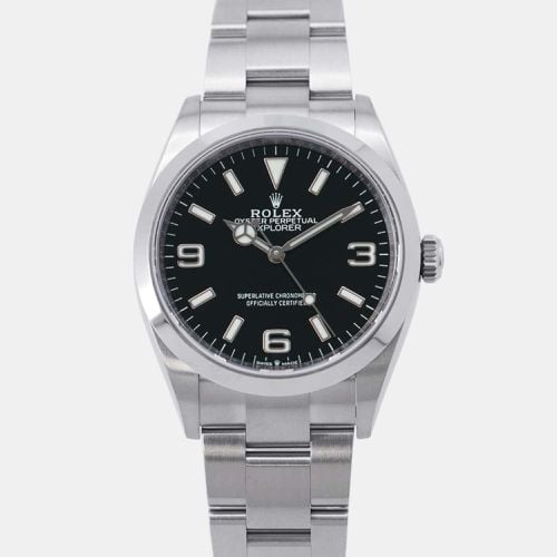 Stainless Steel Explorer 124270 Automatic Men's Wristwatch 36 mm - Rolex - Modalova