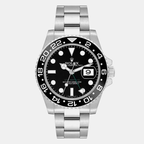 GMT Master II Green Hand Dial Steel Mens Watch 116710 - Rolex - Modalova