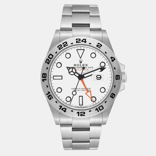 Explorer II 42mm Polar Dial Steel Mens Watch 226570 - Rolex - Modalova