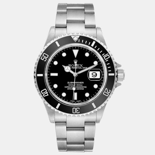 Submariner Date Dial Steel Men's Watch 16610 40 mm - Rolex - Modalova