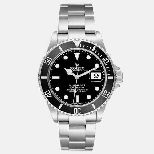 Submariner Date Dial Steel Men's Watch 16610 40 mm - Rolex - Modalova