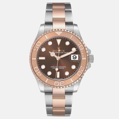 Yachtmaster 37 Midsize Steel Rose Gold Men's Watch 268621 37 mm - Rolex - Modalova