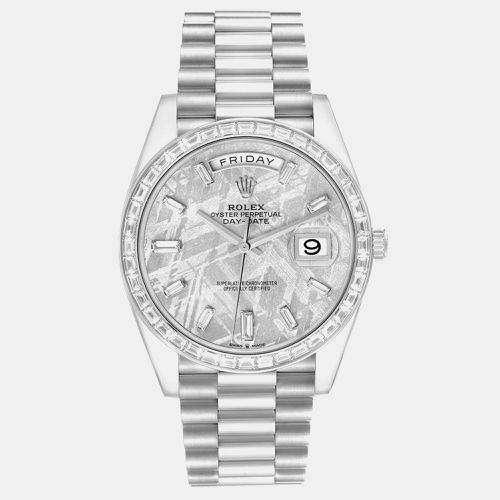 Day-Date President Platinum Meteorite Diamond Men's Watch 40.0 mm - Rolex - Modalova