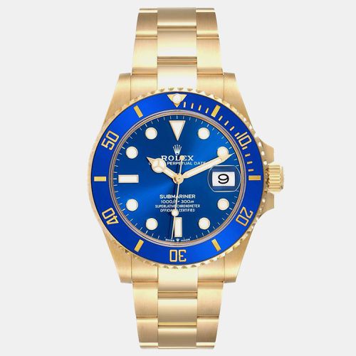 Submariner Yellow Gold Dial Bezel Men's Watch 126618 41 mm - Rolex - Modalova