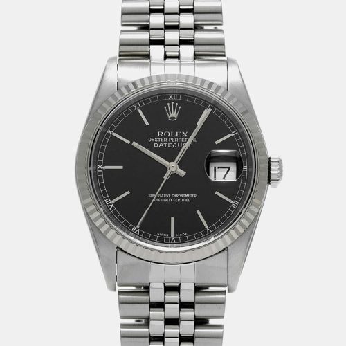 Stainless Steel Datejust 16234 Automatic Men's Wristwatch 35 mm - Rolex - Modalova