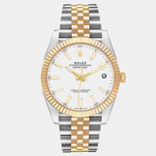 Datejust 41 Steel Yellow Gold Dial Mens Watch 126333 - Rolex - Modalova