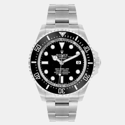 Seadweller Deepsea 44 Dial Steel Mens Watch 136660 - Rolex - Modalova