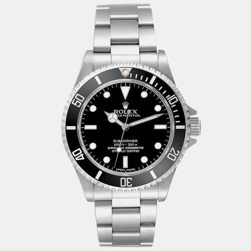 Submariner No Date 40mm 4 Liner Steel Mens Watch 14060 - Rolex - Modalova