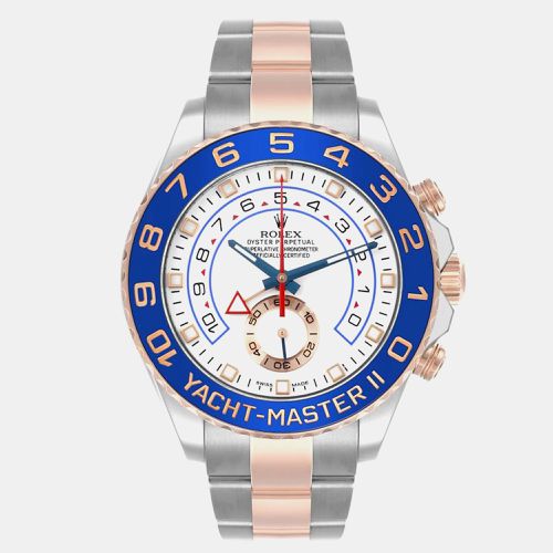 Yachtmaster II Steel Rose Gold Mens Watch 116681 - Rolex - Modalova