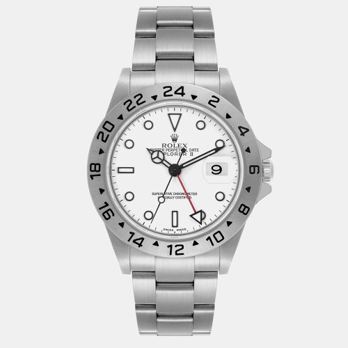 Explorer II Polar Dial Steel Men's Watch 16570 40 mm - Rolex - Modalova