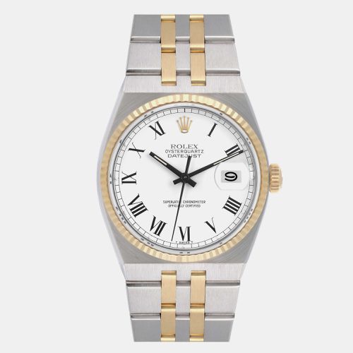 Oyster quartz Datejust Steel Yellow Gold Buckley Dial Watch 17013 36 mm - Rolex - Modalova