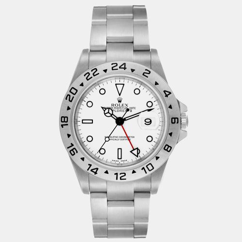 Explorer II Polar Dial Parachrom Steel Men's Watch 40.0 mm - Rolex - Modalova